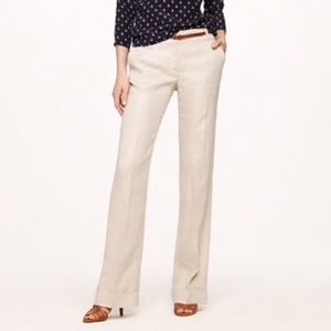 J. Crew Cafe Trouser in Linen